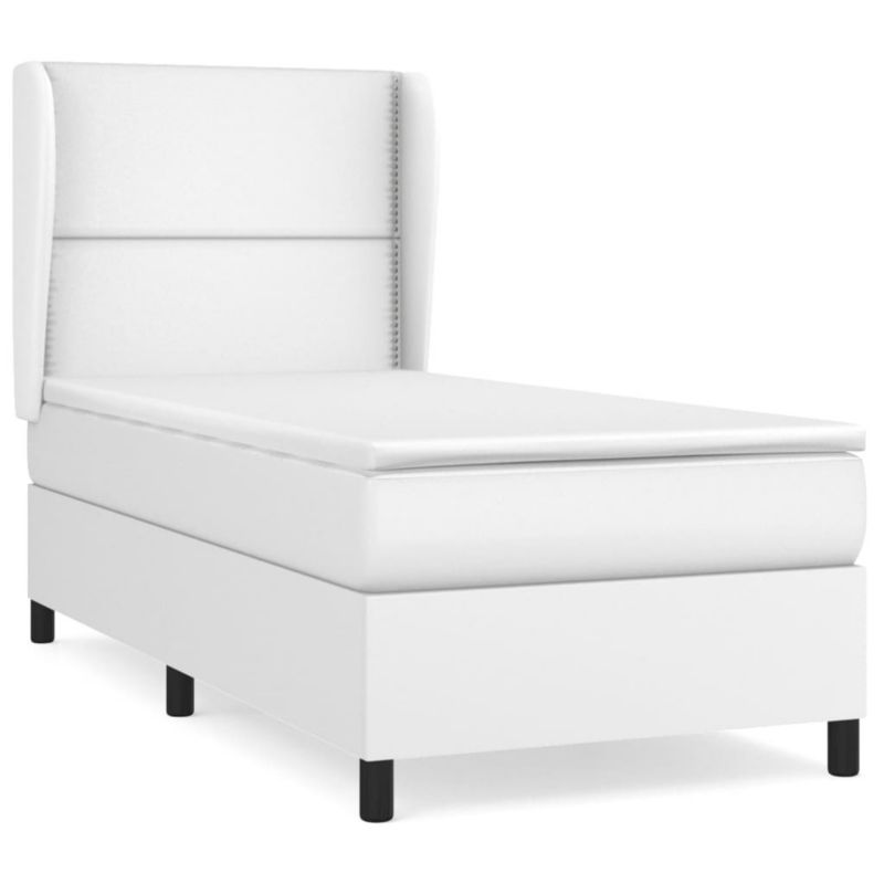 Łóżko kontynentalne WaszeMeble 90x190 cm białe WM-3128944 1 szt.