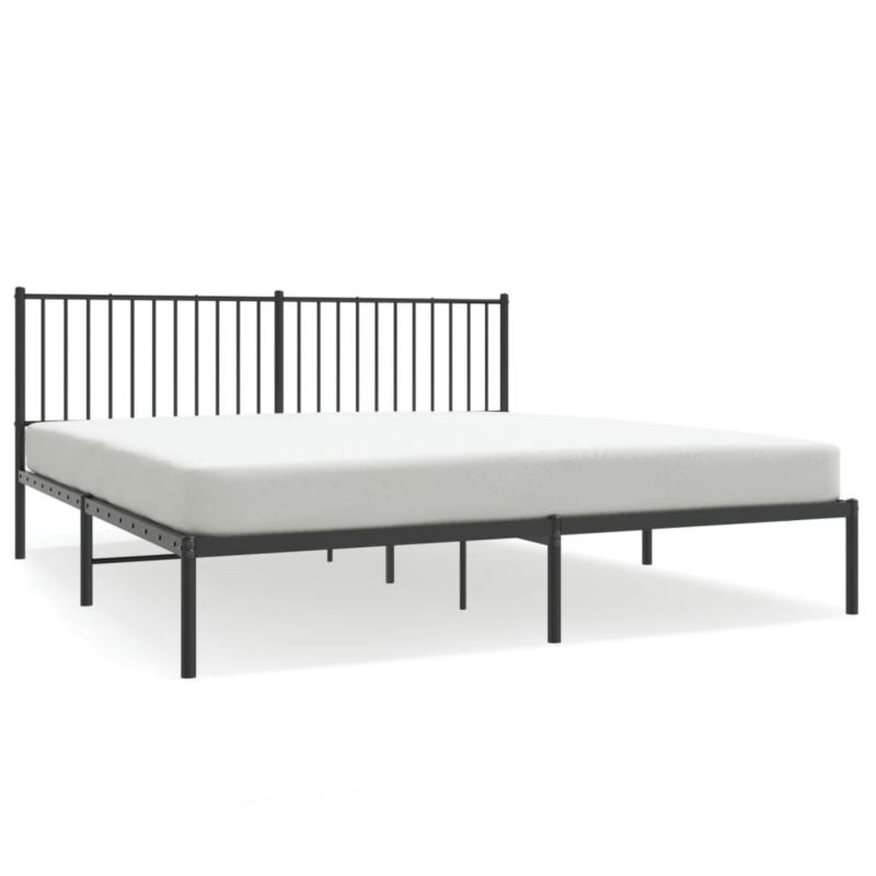 Łóżko metalowe WaszeMeble 183x213 cm czarna WM-350869 1 szt.