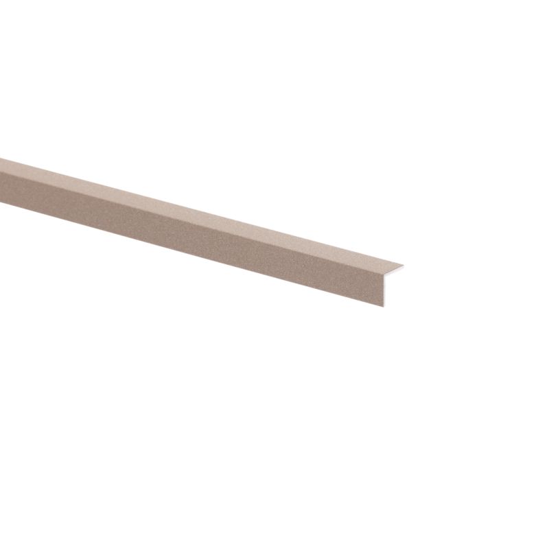 Kątownik aluminiowy 2600 x 10 x 10 x 1 mm piasek