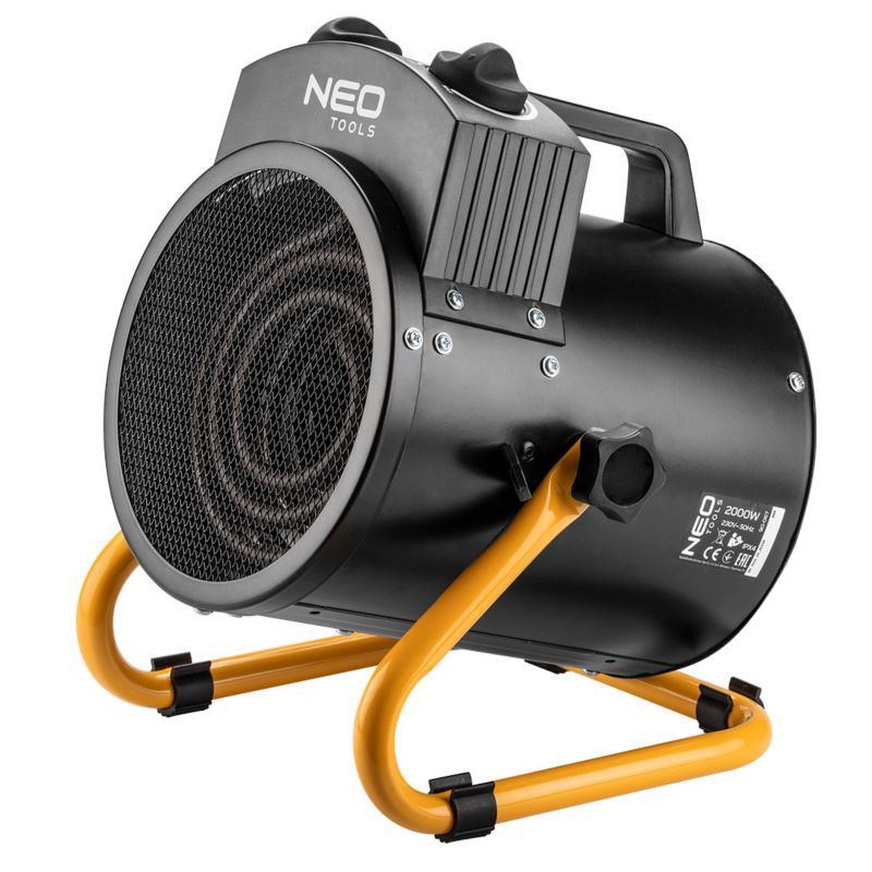 Nagrzewnica elektryczna NEO TOOLS 2kW przemysłowa, regulacja ustawienia, IPX4 1 szt