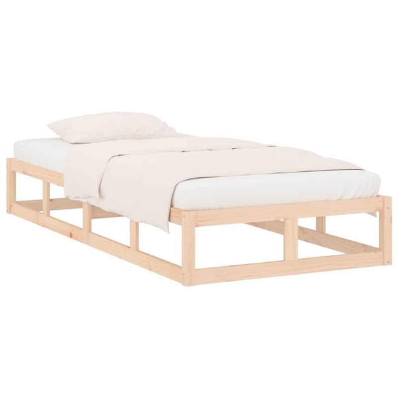 Łóżko drewniane WaszeMeble 90x200 cm brązowe WM-820781 1 szt.