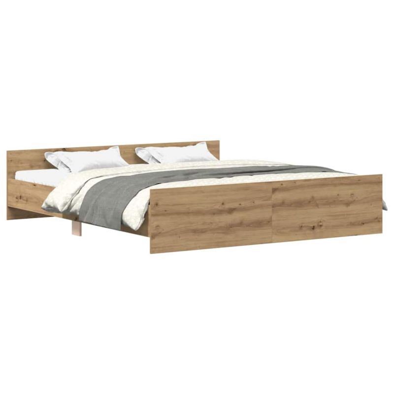 Łóżko drewniane WaszeMeble 180x200 cm brąz WM-3328761 1 szt.