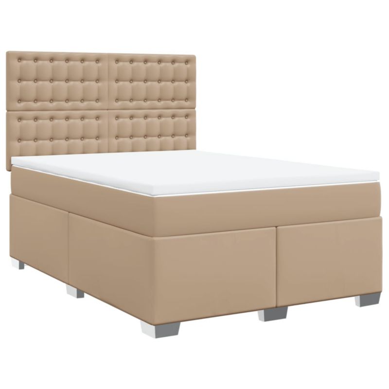 Łóżko kontynentalne WaszeMeble 140x190 cm Brązowe WM-3290723 1 szt.