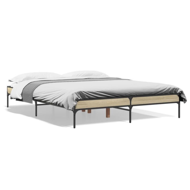 Łóżko metalowe WaszeMeble 140x200 cm brązowe WM-845017 1 szt.