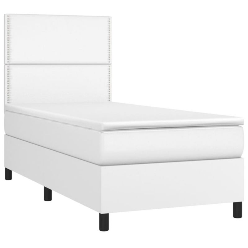 Łóżko kontynentalne WaszeMeble 90x190 cm biała WM-3135856 1 szt.
