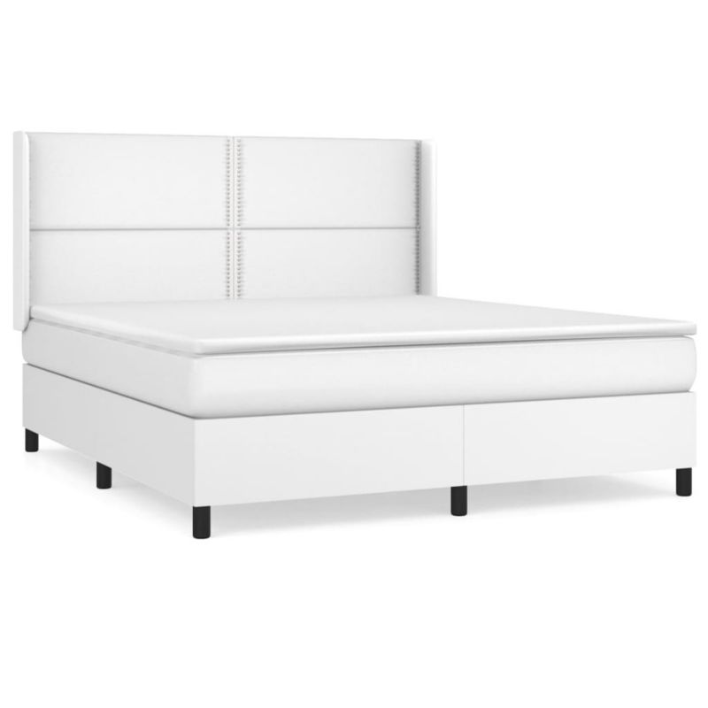 Łóżko kontynentalne WaszeMeble 160x200 cm białe WM-3132448 1 szt.