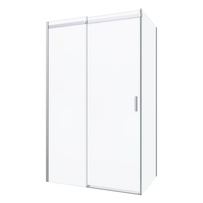 Kabina prysznicowa SEVANTE 100x90 prostokątna przesuwna SORRENTO chrom 1 szt.