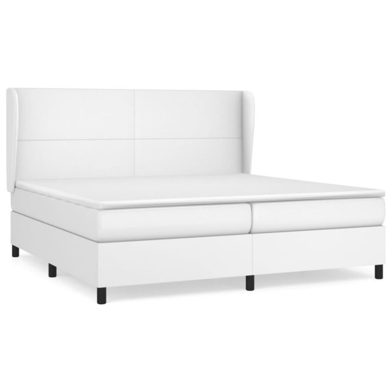 Łóżko kontynentalne WaszeMeble 200x200 cm białe WM-3128932 1 szt.