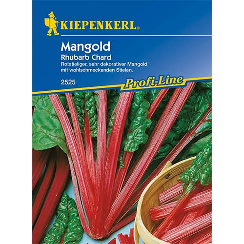 1 szt, Mangold Rhubarb Chard Kiepenkerl - Samen: Ilość w opakowaniu: 1 Stück