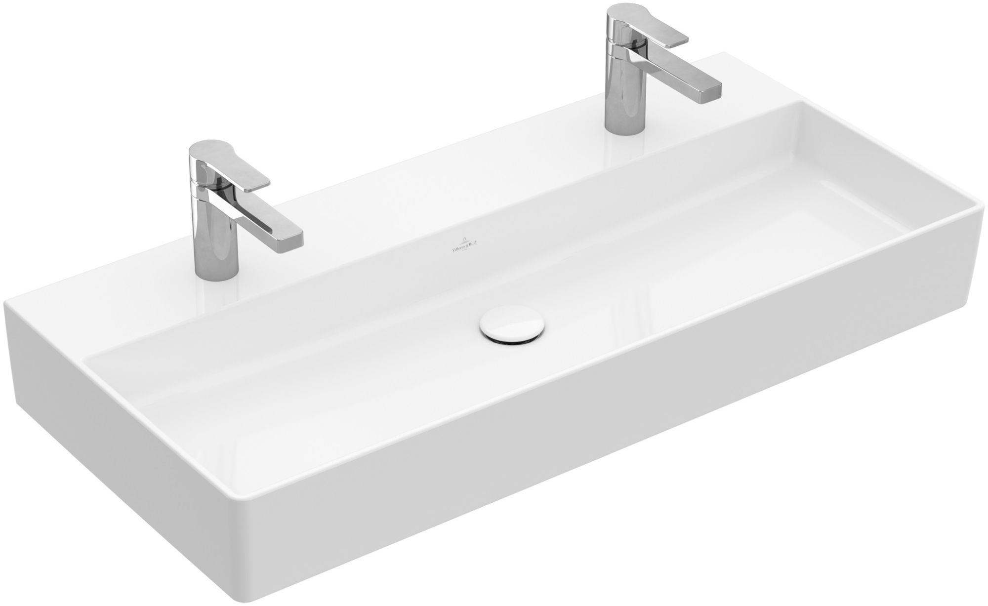 Villeroy & Boch Memento 2.0 umywalka 100x47 cm prostokątna Weiss Alpin 4A221L01