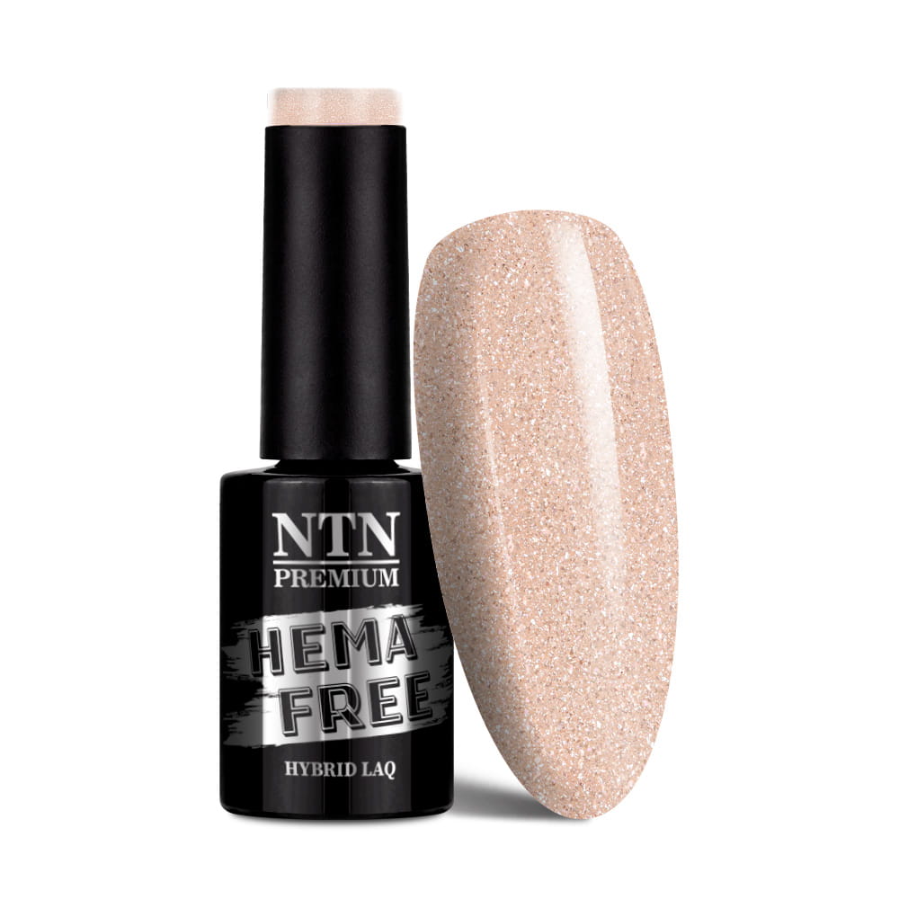 Lakier hybrydowy LED/UV Gel Polish NTN Premium Milkshake Nr 308 HEMA/Di-HEMA Free 5g