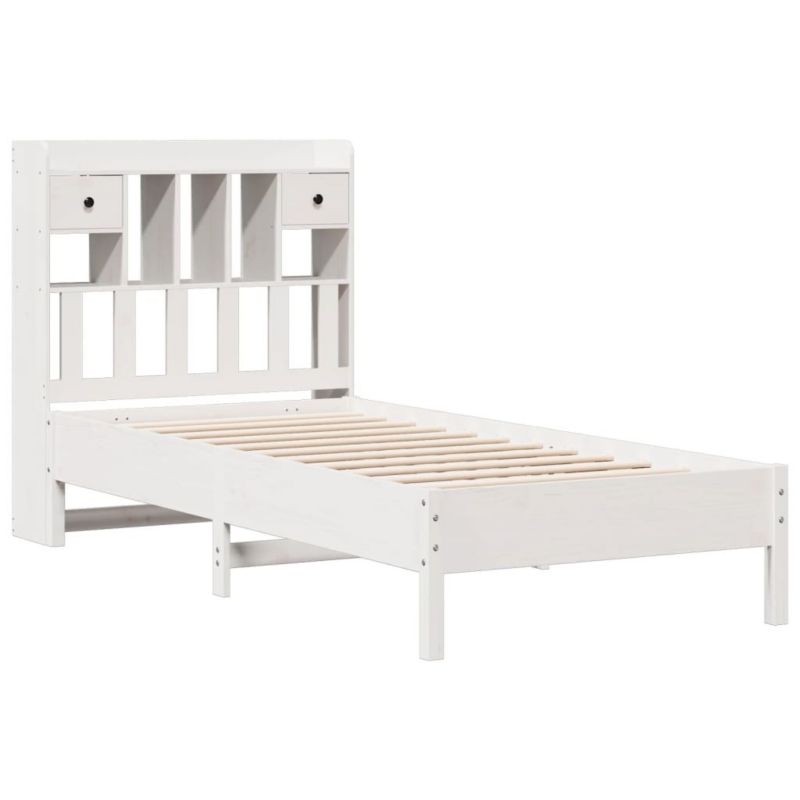 Łóżko drewniane WaszeMeble 75x190 cm białe WM-3322934 1 szt.