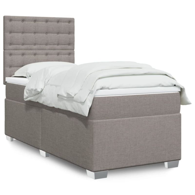 Łóżko kontynentalne WaszeMeble 100x200 cm Brązowe WM-3290417 1 szt.