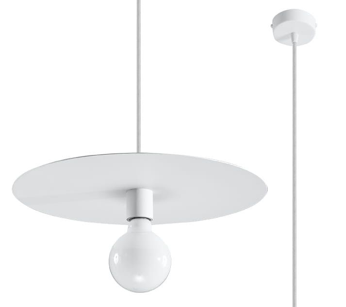 Lampa sufitowa wisząca Sollux Lighting Flavio 8526 biała szerokość 40 cm 1xE27 x 60W 1 szt.