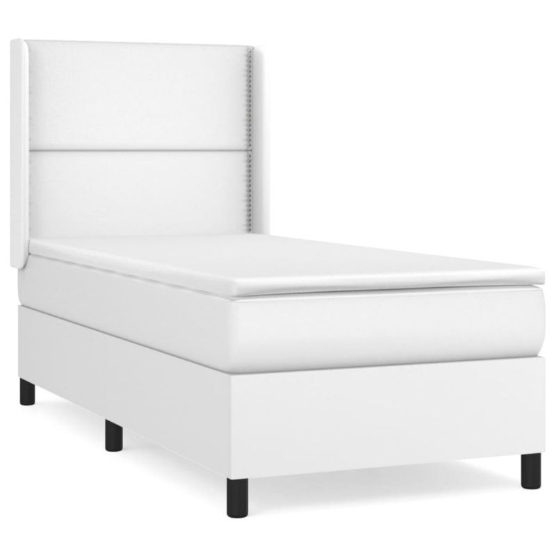 Łóżko kontynentalne WaszeMeble 100x200 cm białe WM-3132424 1 szt.