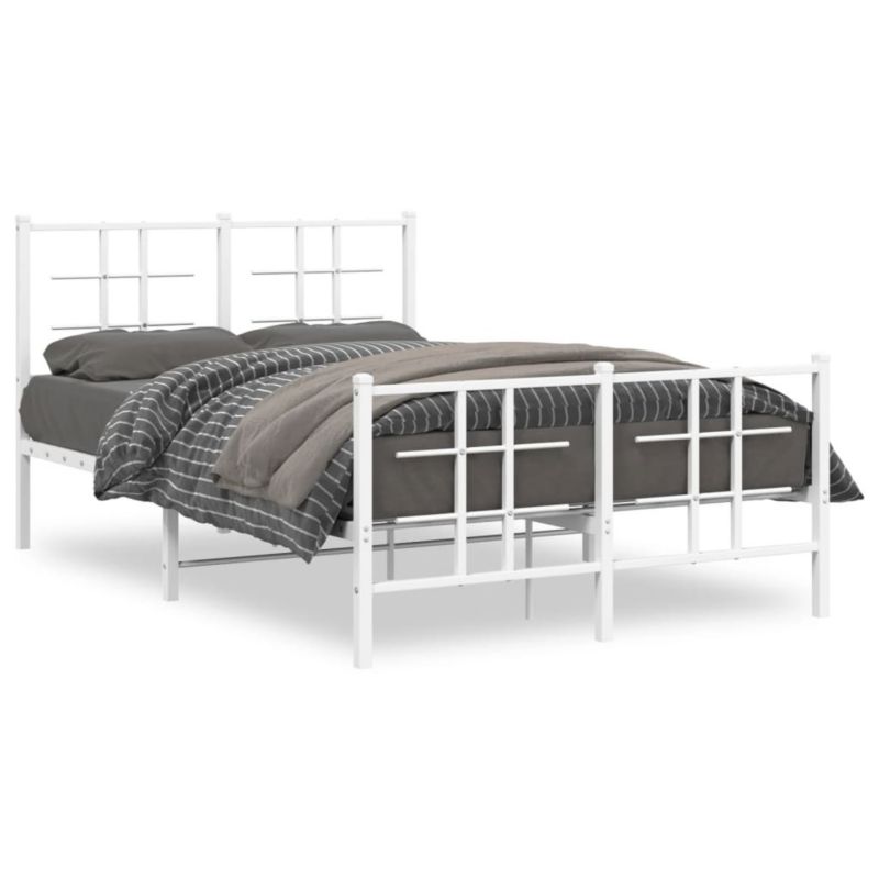 Łóżko metalowe WaszeMeble 120x200 cm biała WM-355626 1 szt.