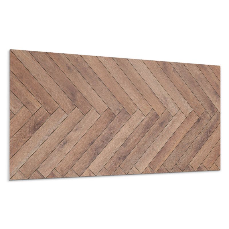 Kafelki samoprzylepne Wallfluent 60x30 cm Motyw jodełkowy z desek 6 szt.