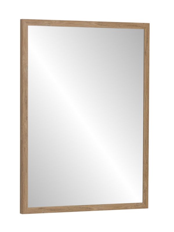 Lustro wiszące Profilmat 85x65 rama wąska dąb grand 1szt.