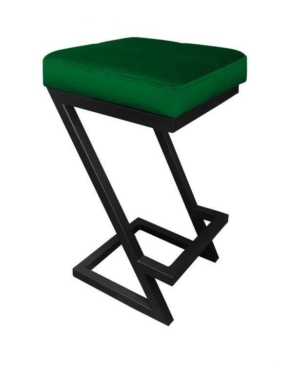 Hoker niski ZAZU VELVET zielony ATOS 1 szt.