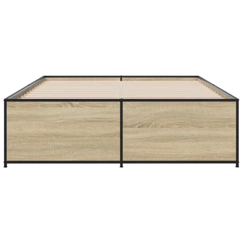 Łóżko metalowe WaszeMeble 135x190 cm brązowe WM-3279903 1 szt.