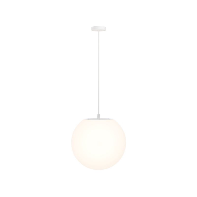 Lampa sufitowa zewnętrzna Maytoni Erda biała kula 1 x E27 x 30W IP54 wym: 150 x 30 x 30 cm - 1 szt.