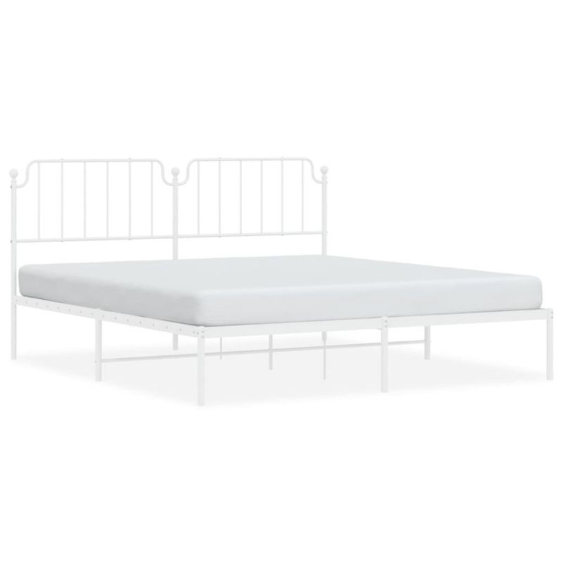 Łóżko metalowe WaszeMeble 160x200 cm biała WM-373939 1 szt.