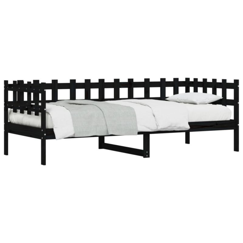 Łóżko dzienne WaszeMeble 80x200 cm czarne WM-840378 1 szt.
