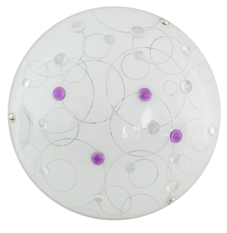 Plafon sufitowy Candellux Astro biały LED 10W 6500K 660lm IP20 wym: 9 x 30 x 30 cm szkło - 1 szt.