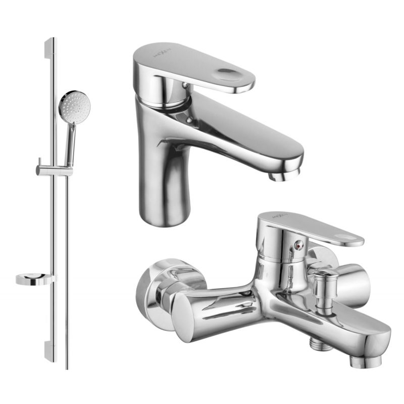 Zestaw wannowy Mexen Kama chrom 72503DS75-00 1 szt.