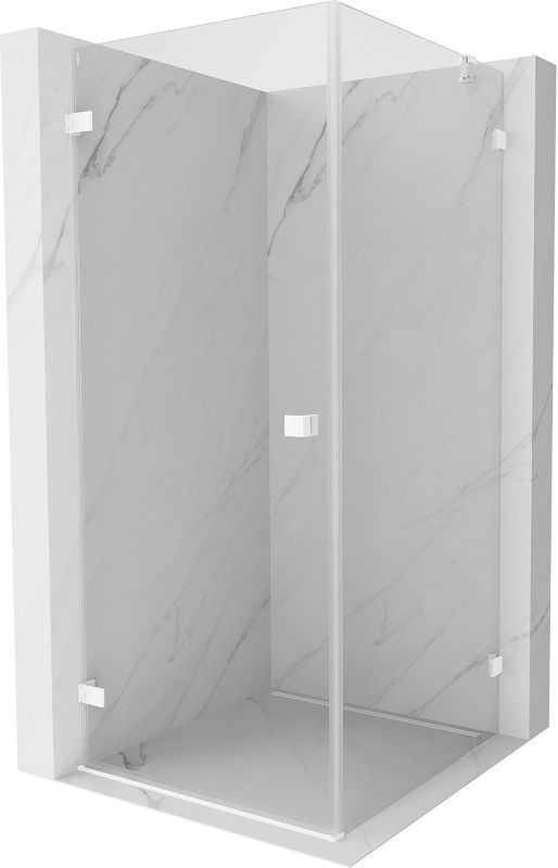 Kabina prysznicowa Mexen Lunar-B biała 90x90 cm 1 szt.