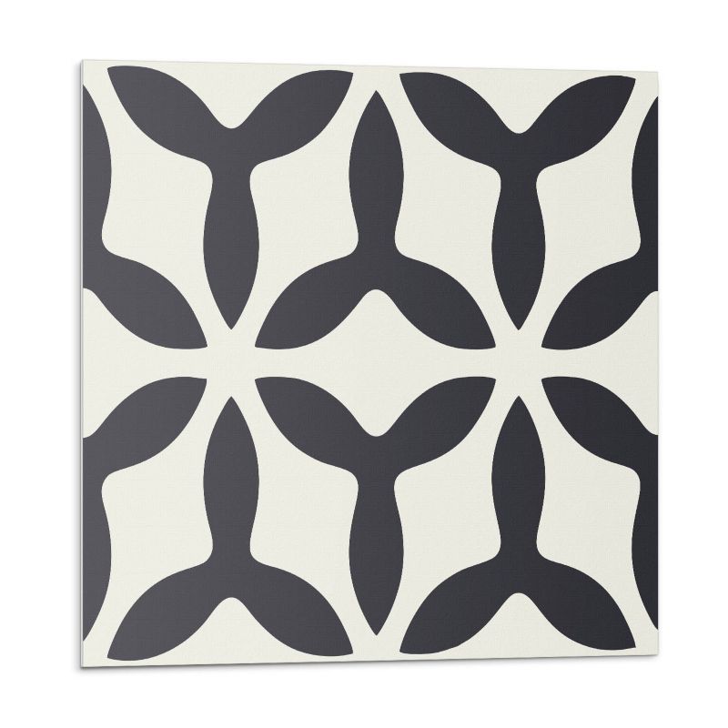 Kafelki samoprzylepne Wallfluent 30x30 cm Nowoczesny wzór z płetwami 9 szt.