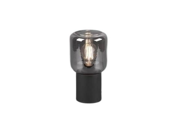 Lampka stołowa RL Nico czarno-biała 1 x E27 x 40W IP20 wym: 24 x 13 x 13 cm szkło - 1 szt.