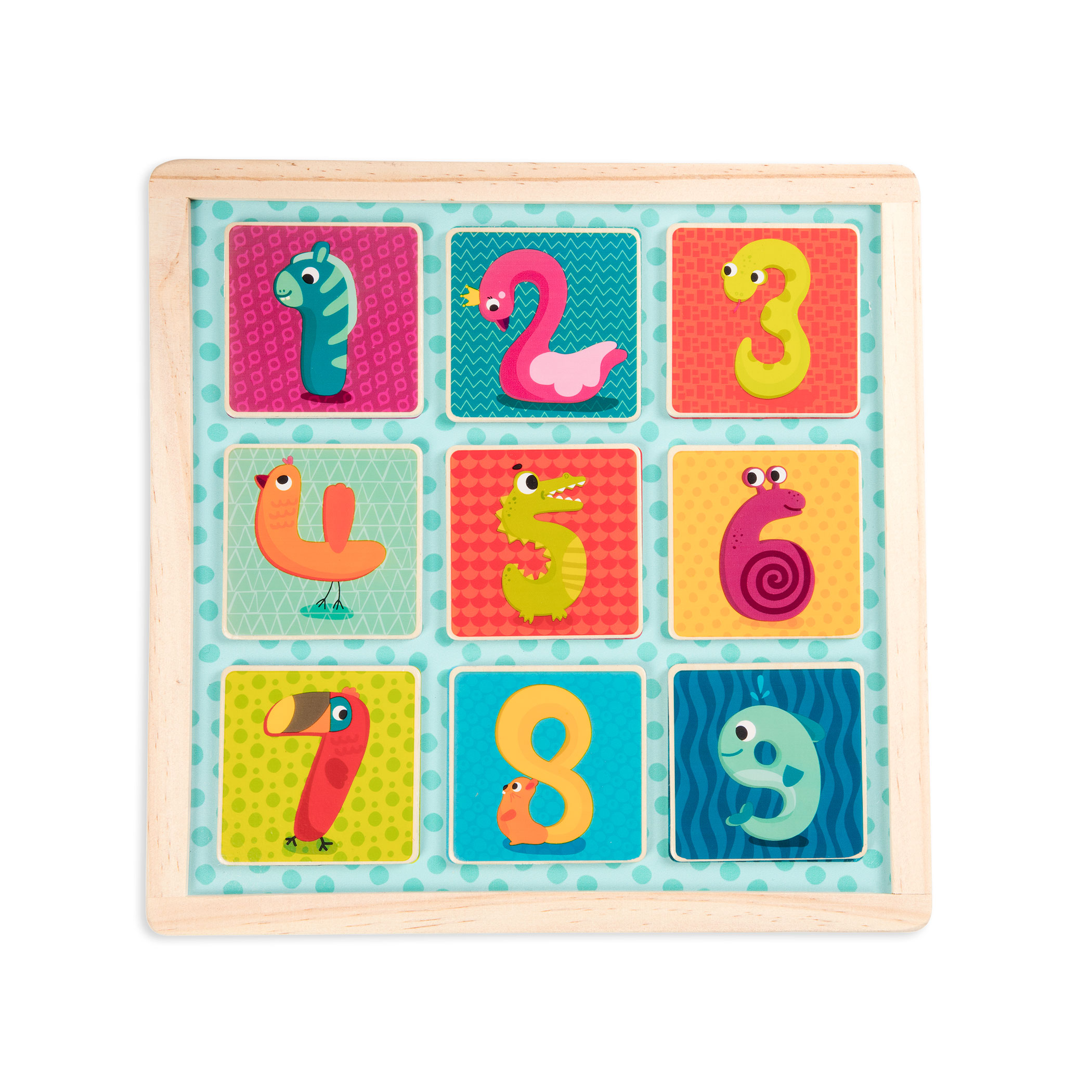 Count n’ Doodle – drewniana układanka magnetyczna – CYFERKI-ZWIERZĄTKA