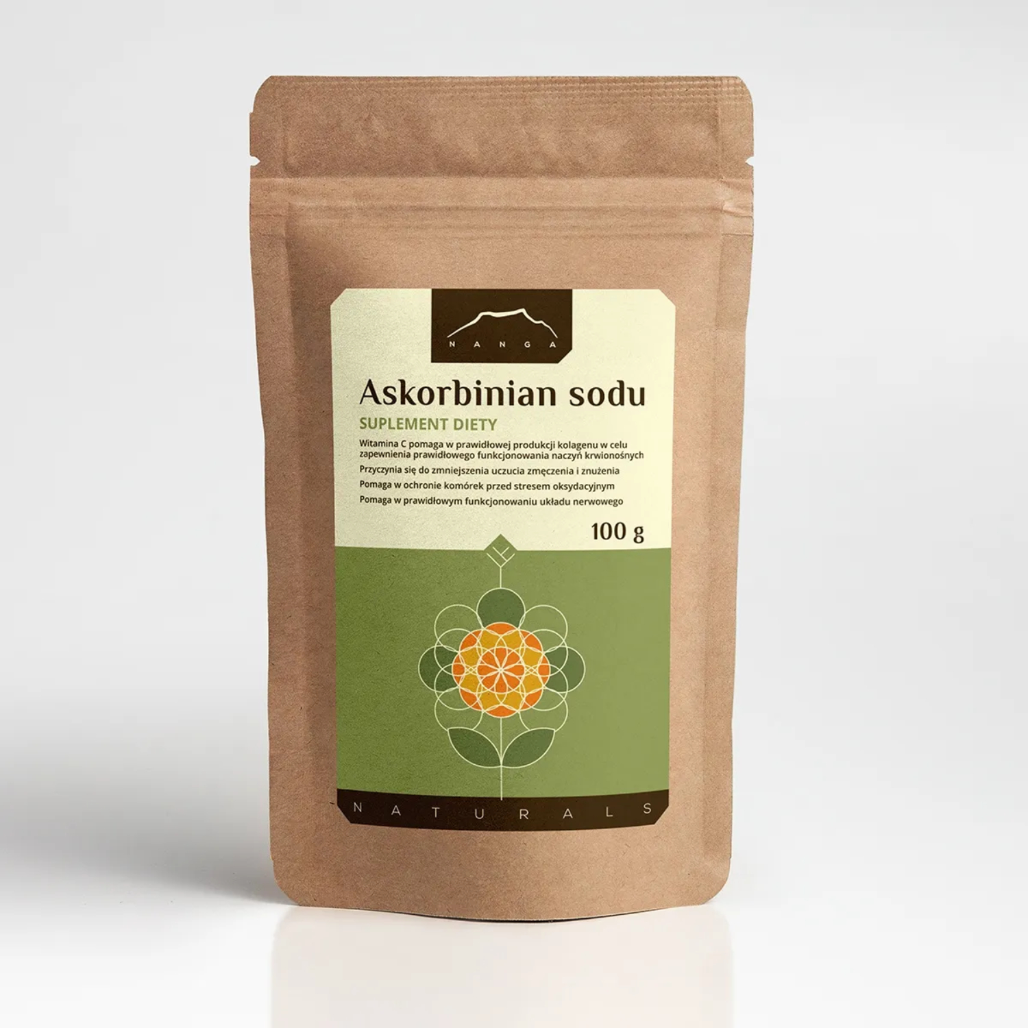 Nanga - askorbinian sodu, proszek, 100 g