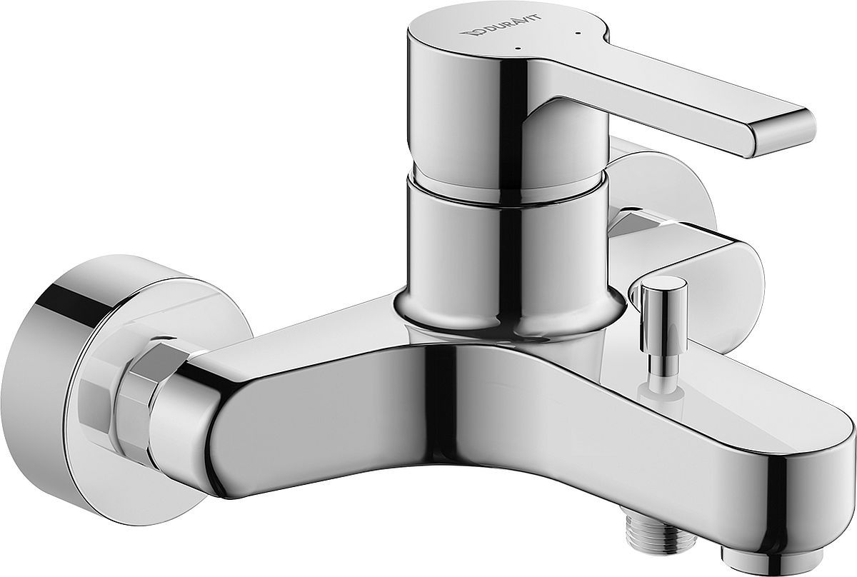 Duravit B.2 bateria wannowo-prysznicowa ścienna chrom B25230000010