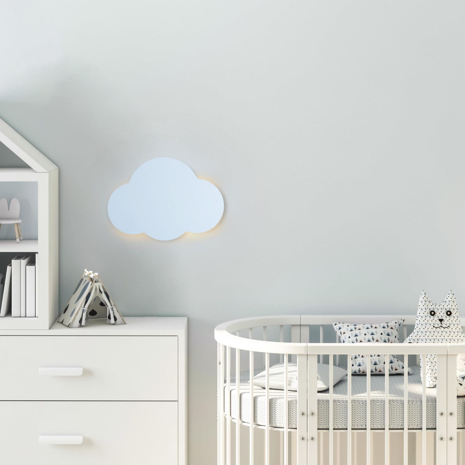TK Lighting Cloud kinkiet 2x6W niebieski 4966