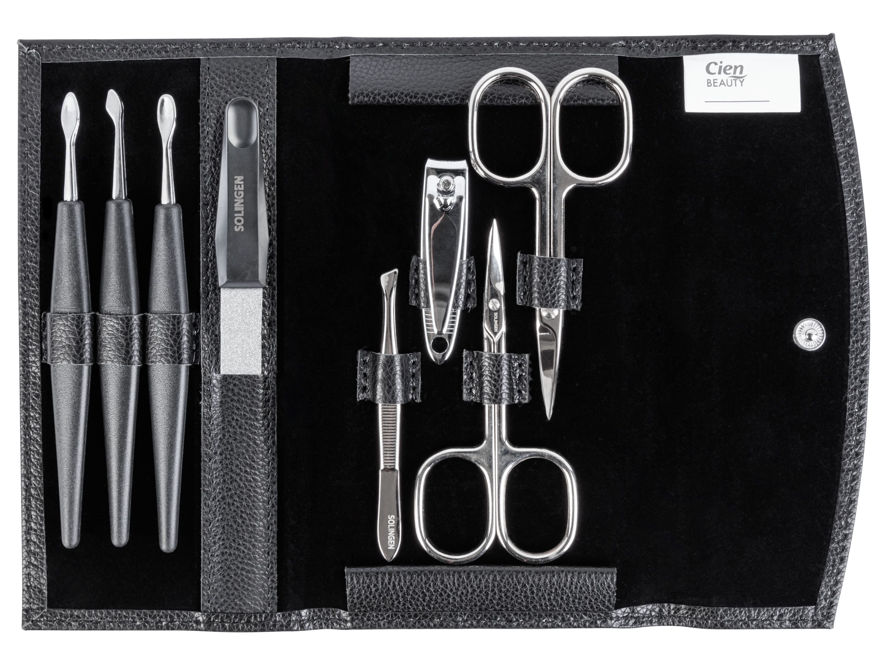 Cien Beauty Akcesoria do manicure, 8 elementów Czarny