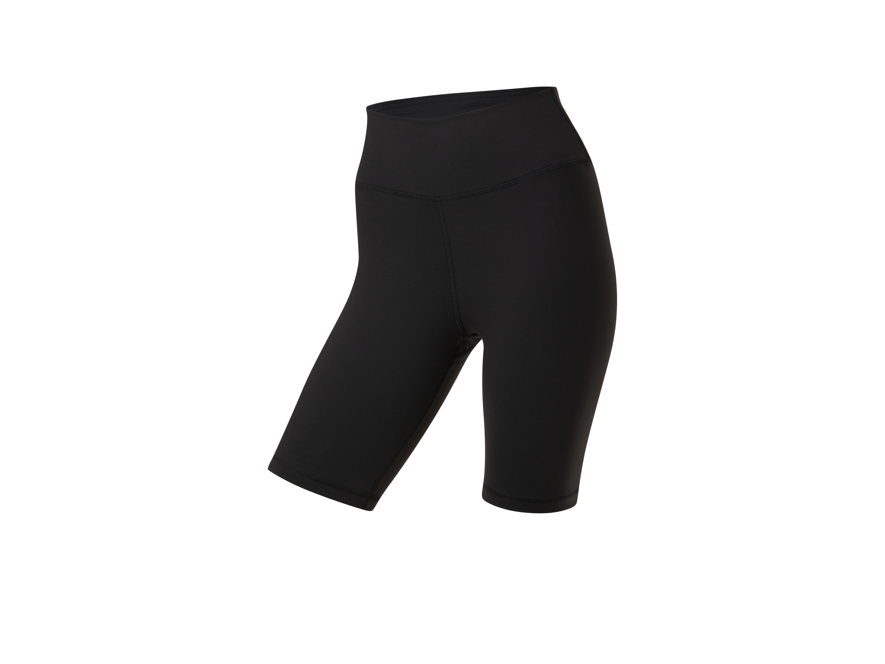 CRIVIT Legginsy kolarki funkcyjne damskie, modelujące sylwetkę, czarne, L(44/46), z materiałów pochodzących z recyklingu