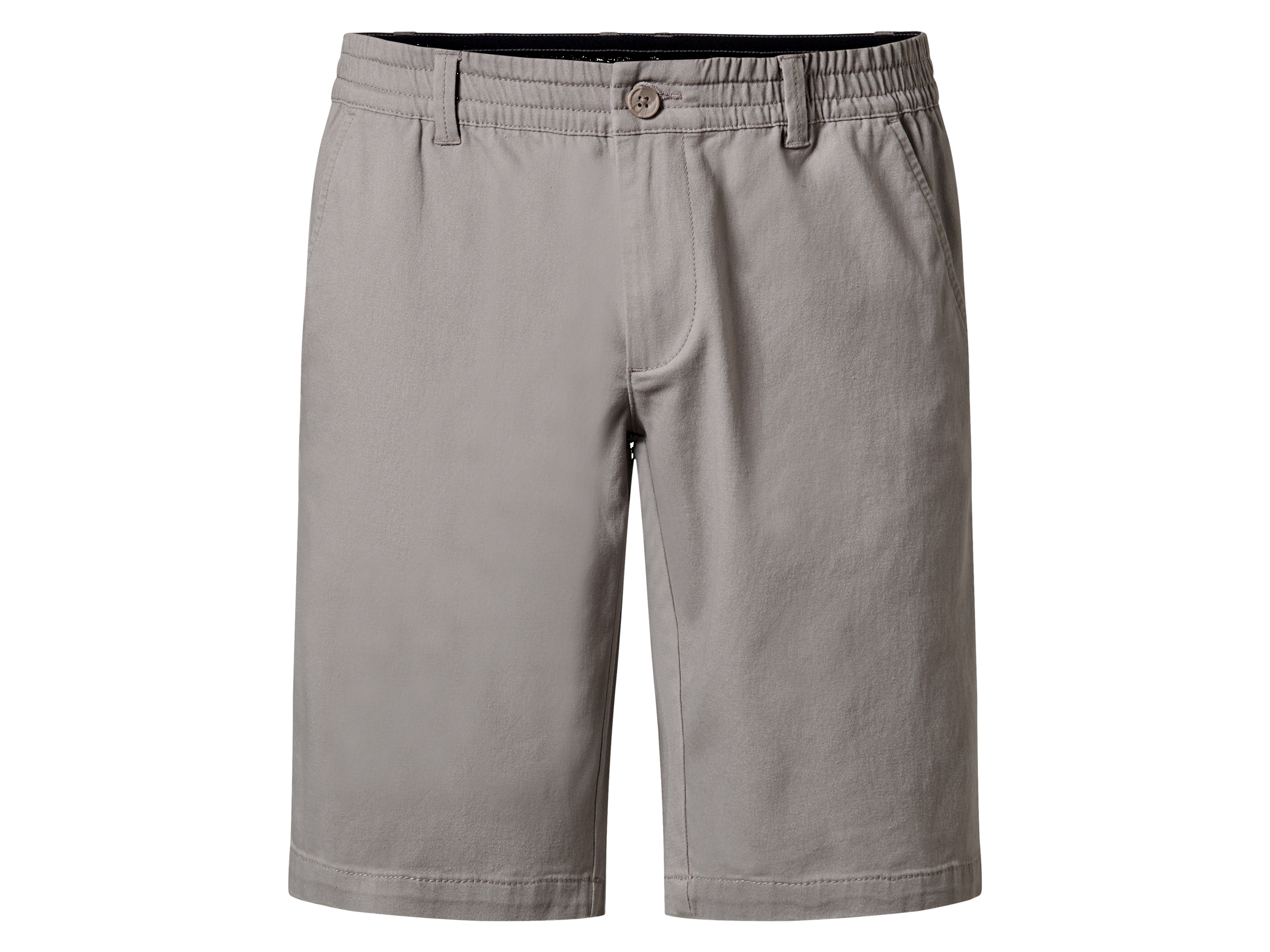 esmara Men Spodenki męskie, Szary, XL (56/58), Wysoka zawartość bawełny, Kieszenie wpuszczane, Gumka w pasie, Oeko-Tex Standard 100