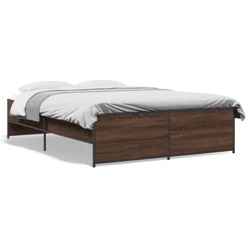 Łóżko metalowe WaszeMeble 120x200 cm brązowy WM-3279896 1 szt.