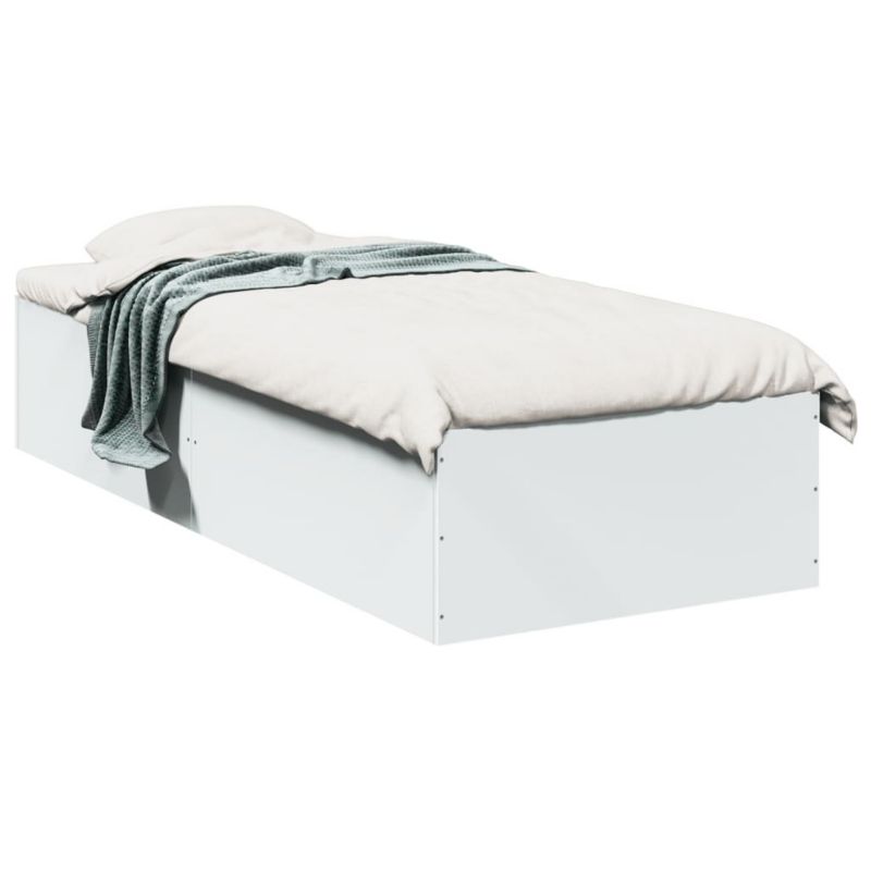 Łóżko drewniane WaszeMeble 100x200 cm biała WM-3281049 1 szt.