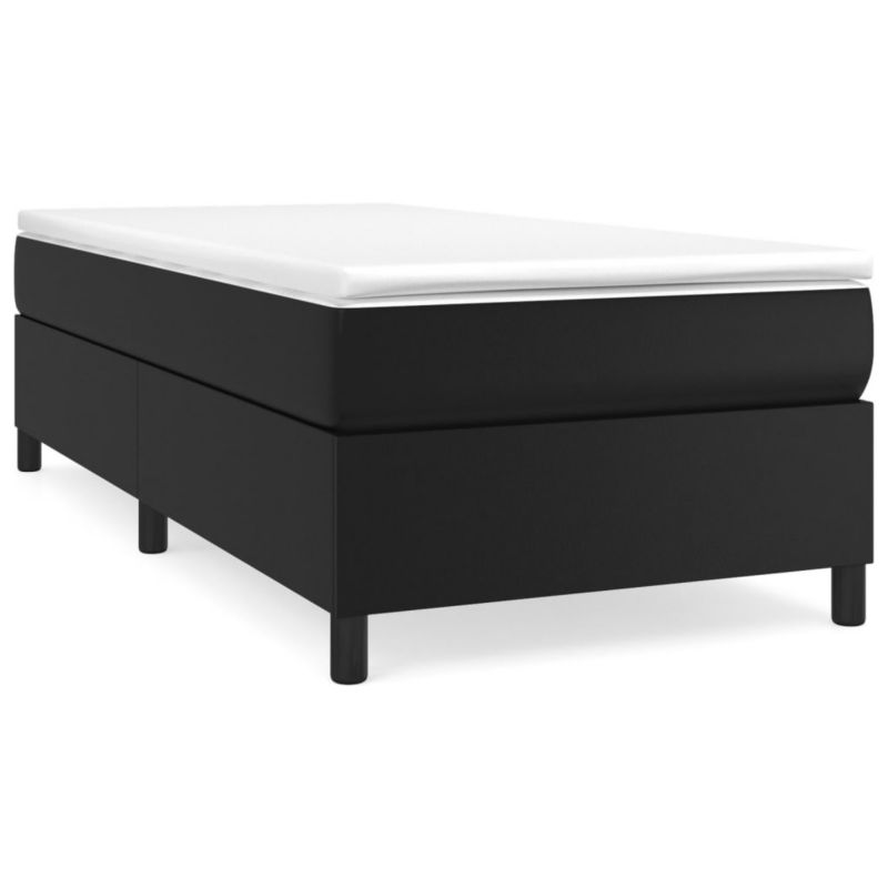Łóżko kontynentalne WaszeMeble 80x200 cm czarne WM-3144572 1 szt.