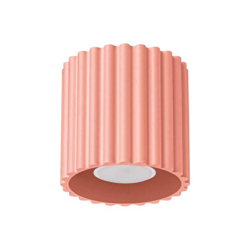 Plafon Sollux Lighting AURA 1 brzoskwiniowy GU10 1 szt.