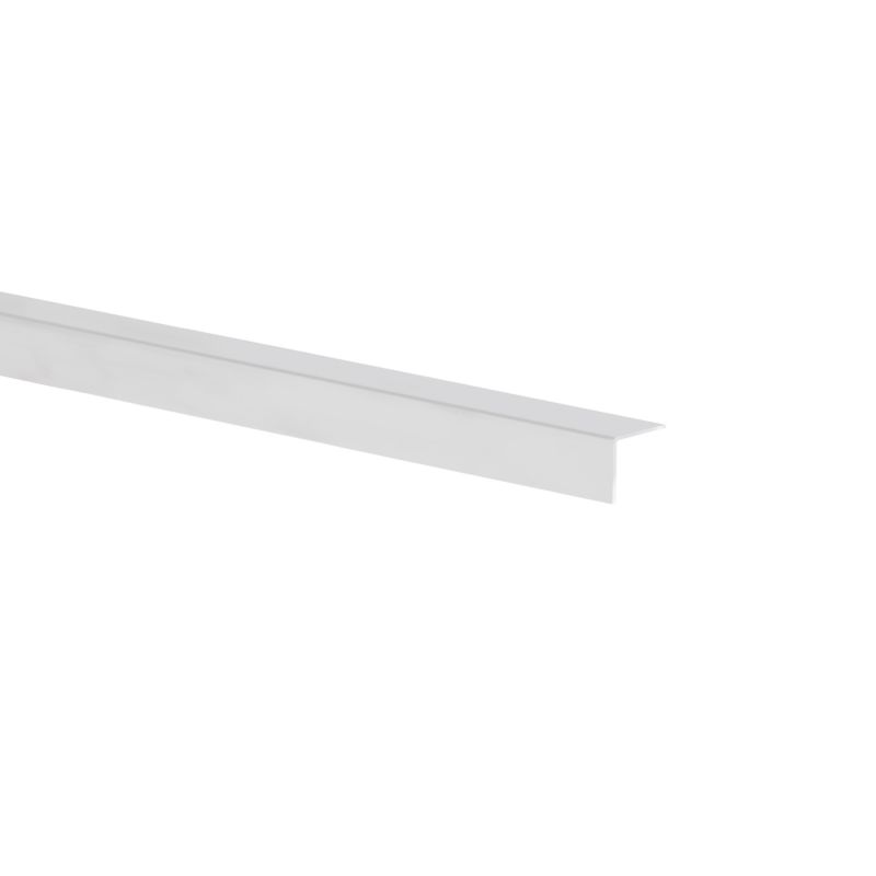 Kątownik aluminiowy gładki 2600 x 15 x 15 x 1 mm naturalny