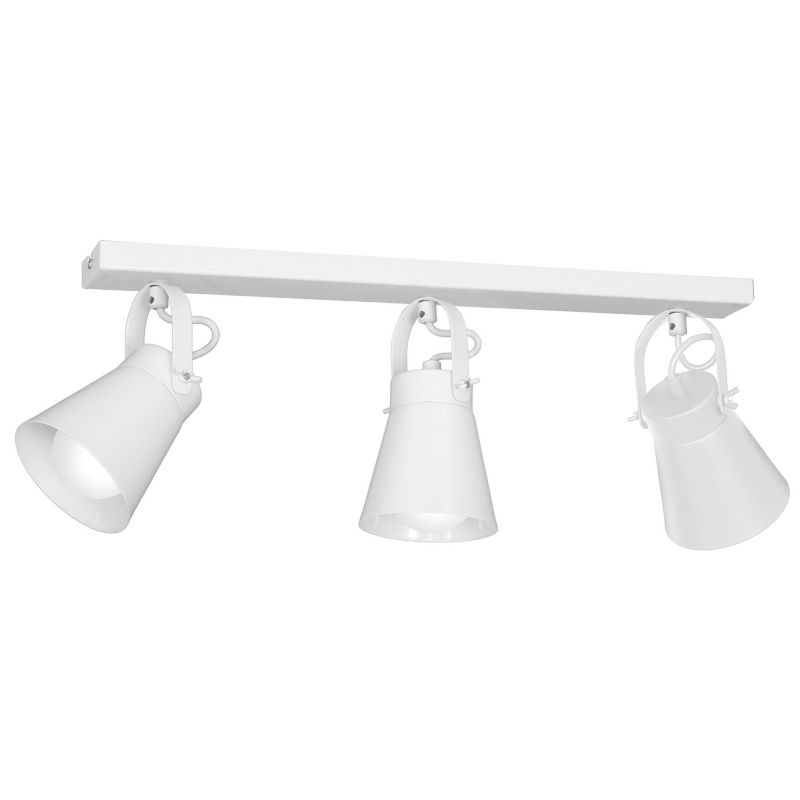 Lampa sufitowa Luminex Amos biały mat Listwa z lampami 3 x E27 x 15W wym: 20 x 66 x 10 cm - 1 szt.