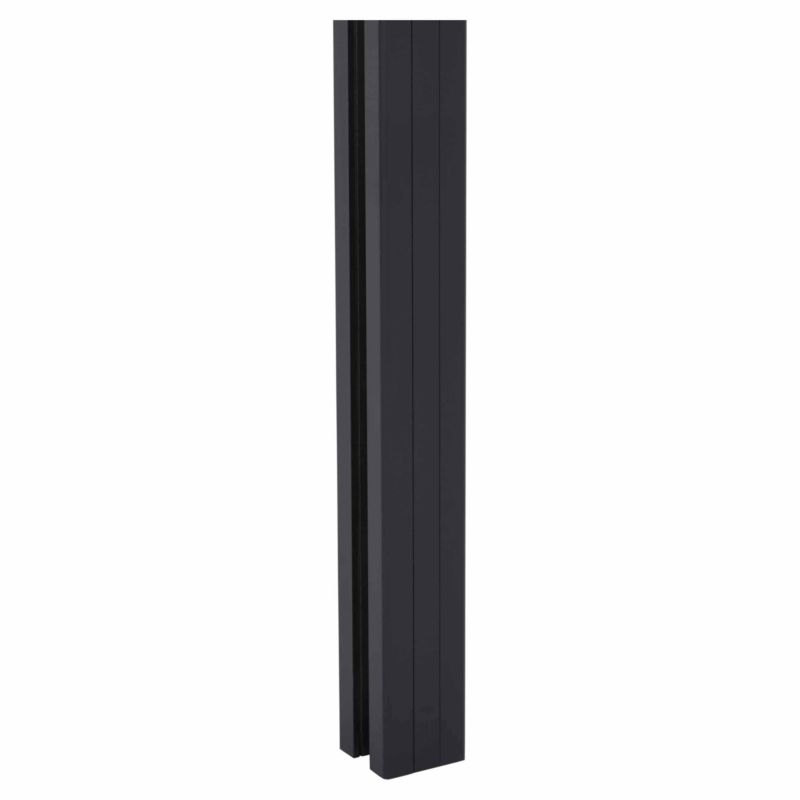 Słupek aluminiowy Blooma Neva 7 x 7 x 240 cm szary
