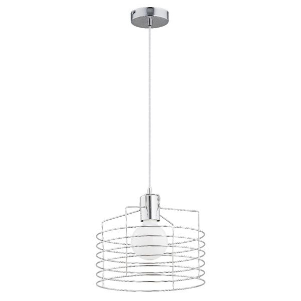 Lampa wisząca Alfa Manta chromowana industrialna 1xE27 x 15W 1 szt.