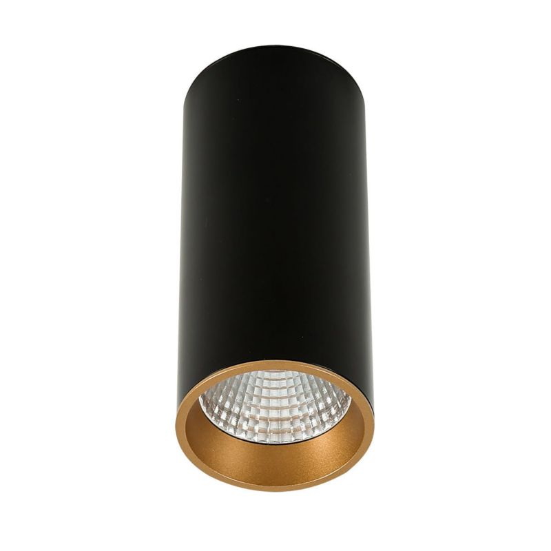 Reflektor sufitowy Italux Moldes złoto-czarny LED 12W 4000K 820lm IP20 wym: 9 x 9 cm aluminium - 1 szt.