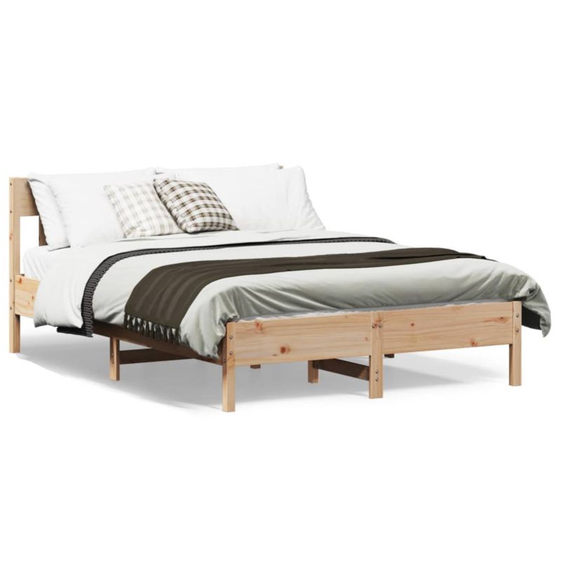 Łóżko drewniane WaszeMeble 120x190 cm brązowe WM-842670 1 szt.
