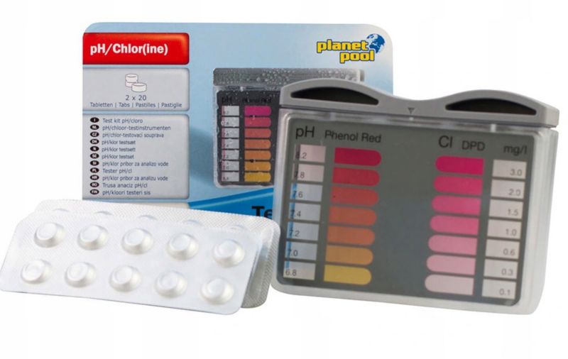 Chemia basenowa, Pool Systems, Chemoform, Tester Wody Basenowej, Pomiar Poziomu Chloru i Ph